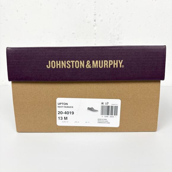 Johnston & Murphy Upton Perforated Plain Toe Hybrid Oxfords Blue Nubuck Size 13 - Picture 5 of 11